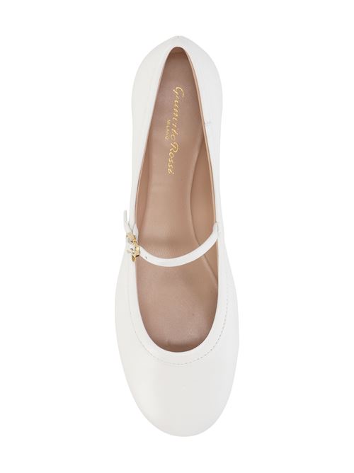 White nappa ballerina Gianvito Rossi | G2222305GOMNAPBIAN